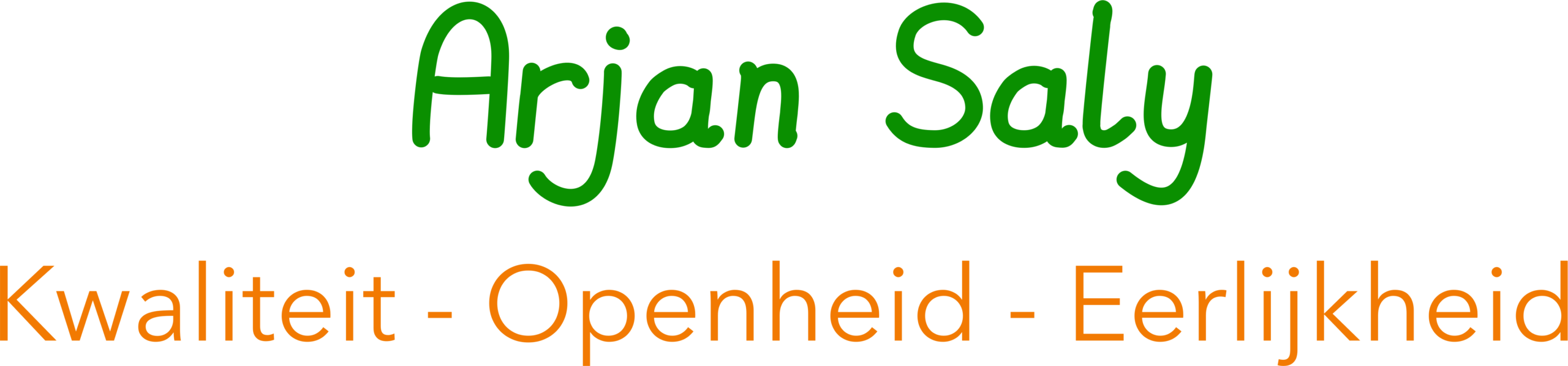 Logo Arjan Saly NL Webpage